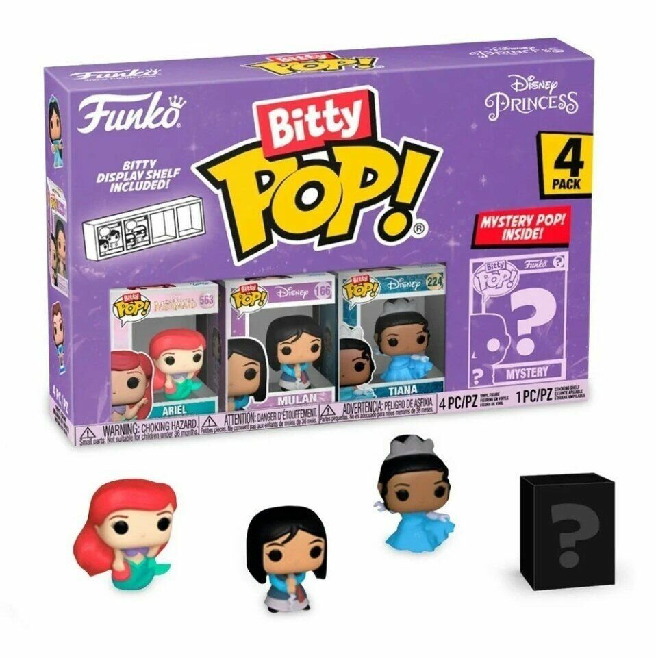 Фигурка Funko Bitty POP! Disney Набор фигурок "Ариэль" (Ariel 4PK) 4 шт.