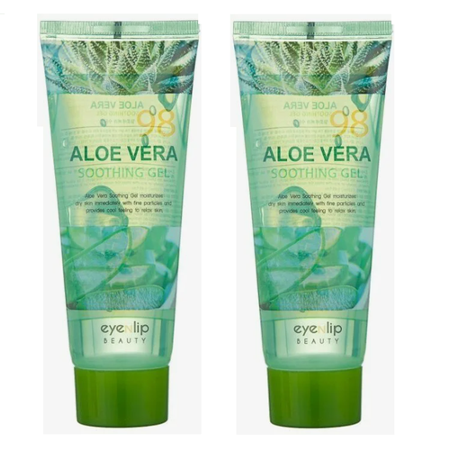 Eyenlip beauty Гель для тела с экстрактом алое 98% ALOE VERA SOOTHING GEL, 100мл, 2шт гель универсальный c алоэ aloe vera soothing gel 98% 300г