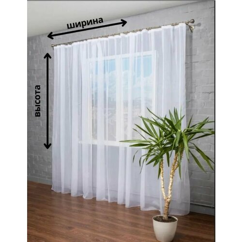 Тюль под лён молочный 5000₽