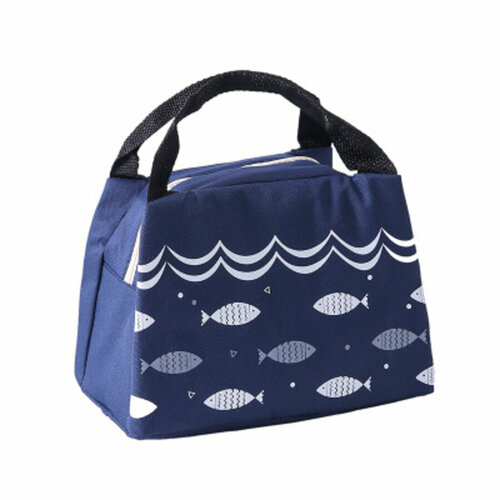 фото Сумка холодильник, термосумка для ланч бокса синяя pro100 товаров