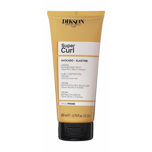 DIKSON Curl Definition Cream Крем для кудрявых и вьющихся волос с авокадо и эластином 200 мл 1940₽