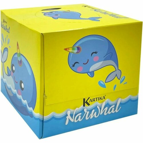 Бумажные салфетки-выдергушки WORLD CART Нарвал