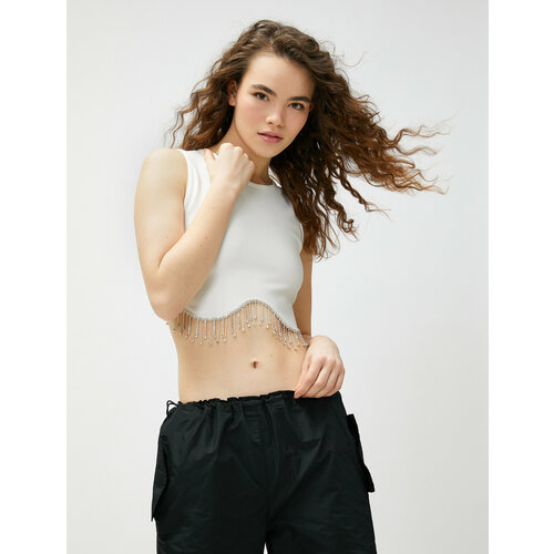 фото Топ koton, размер xs, бежевый