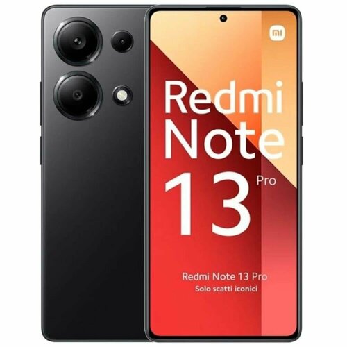 Смартфон Xiaomi Redmi Note 13 Pro 4G RU 8256 N6Midnight Black 667 FHDAMOLED120 HzMTK G99 UltraAnd132008216MPNFC5000mAh 32000₽