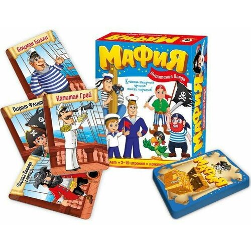 Игра настольная Детская мафия:Пиратская банда, 4 шт