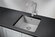 Врезная кухонная мойка Granula 3801, кварцевый искусственный камень