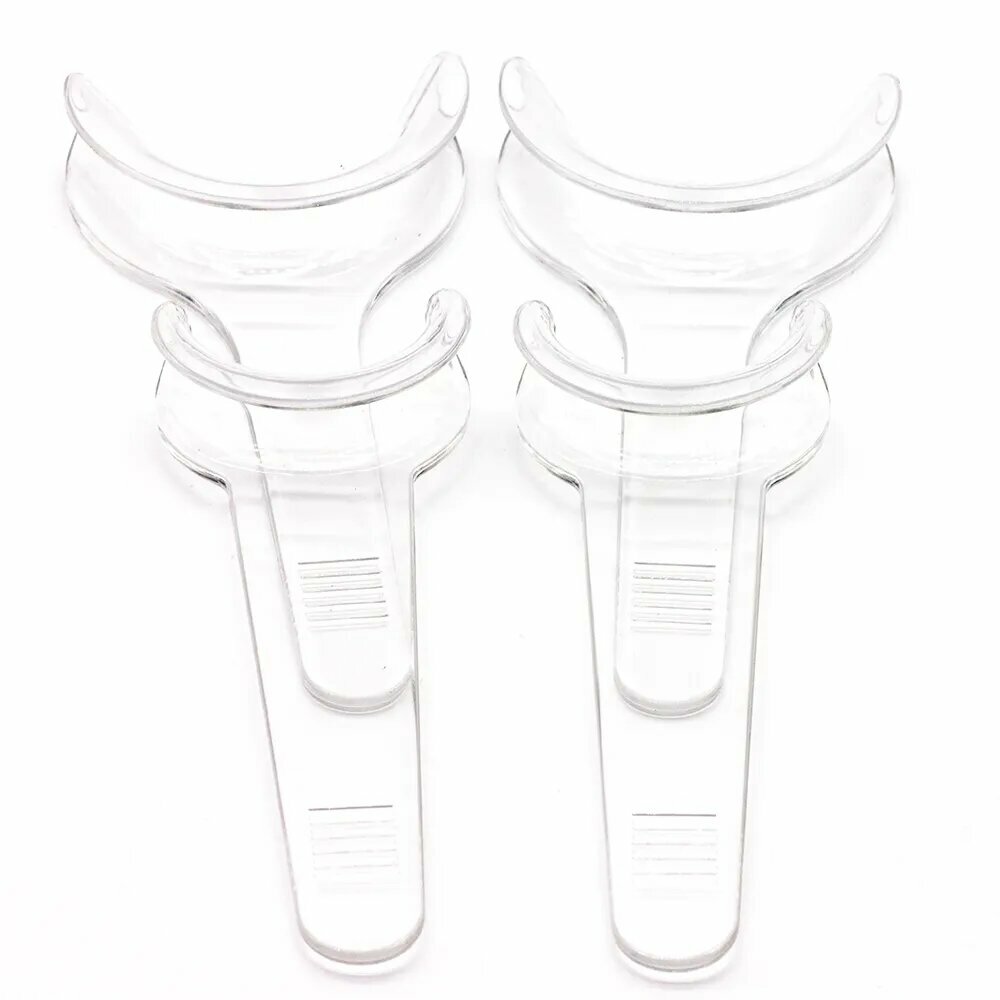 Ретрактор стоматологический для щек и губ прозрачный - набор из 4 шт