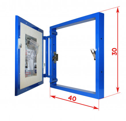 Люк под плитку Люкер К 30/40 (в/ш) размер дверцы 25/35