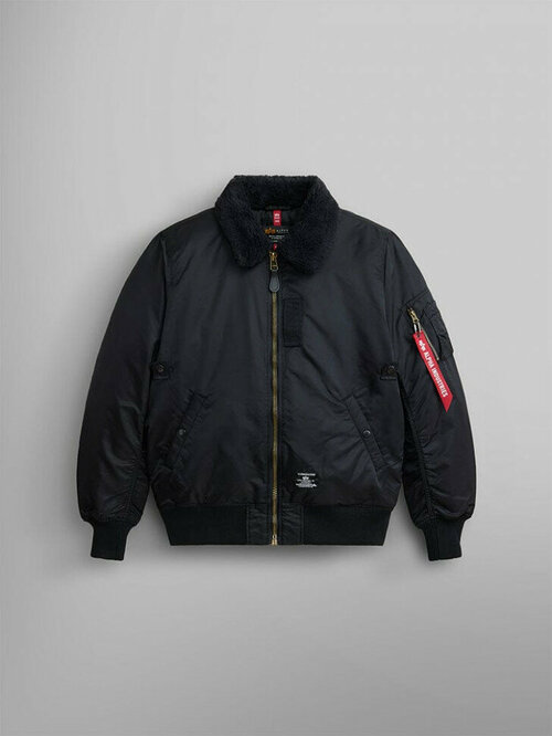 Бомбер ALPHA INDUSTRIES, размер S, черный