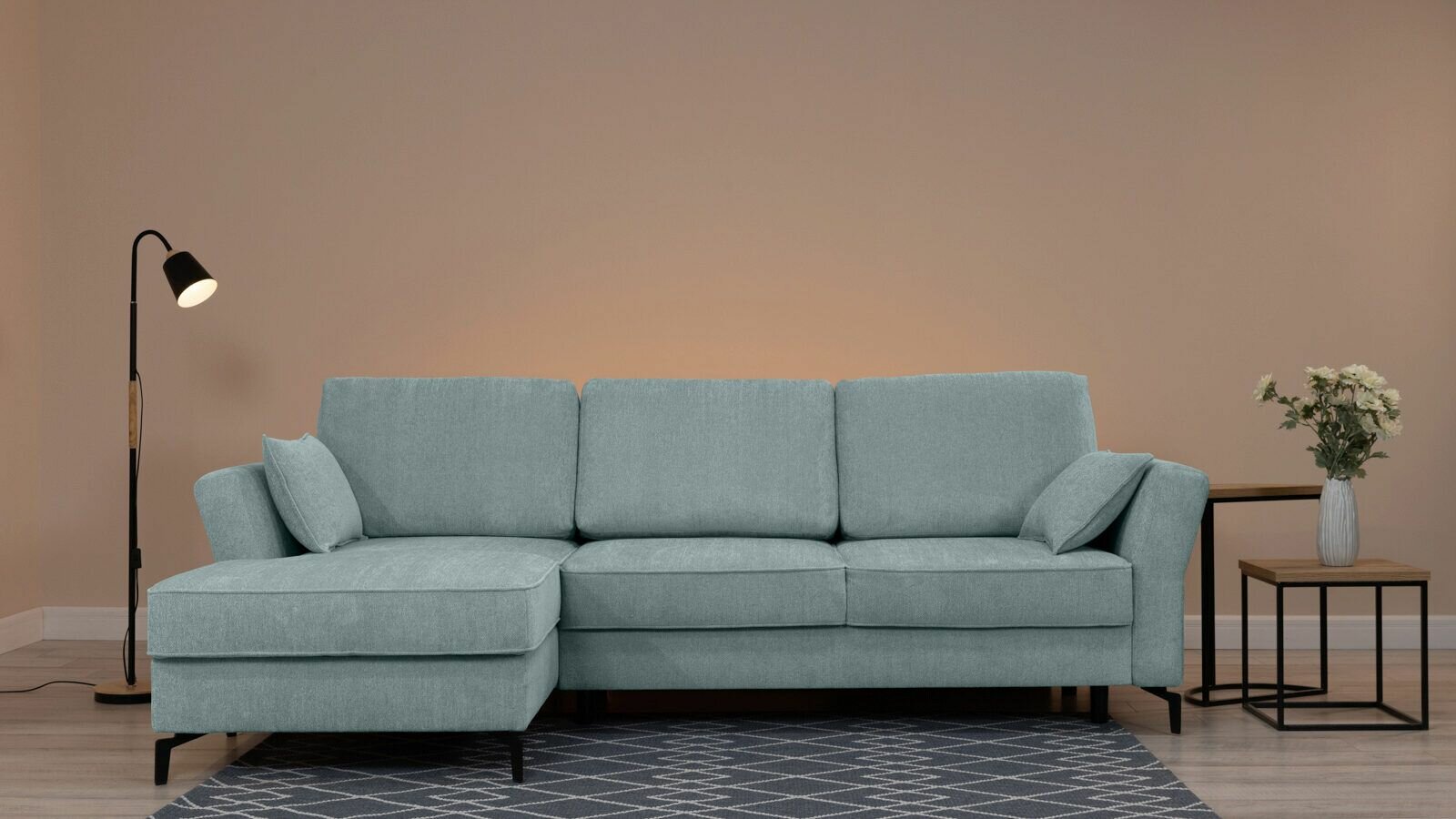 фото Диван угловой Harper L-Тк. Raven 80