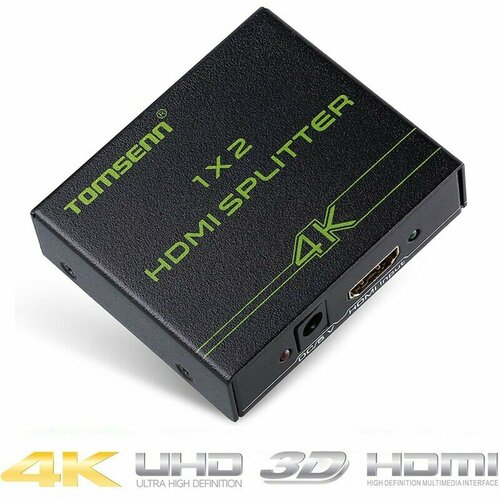 HDMI 4K Splitter разветвитель 1 вход 2 выхода (сплиттер 1x2)