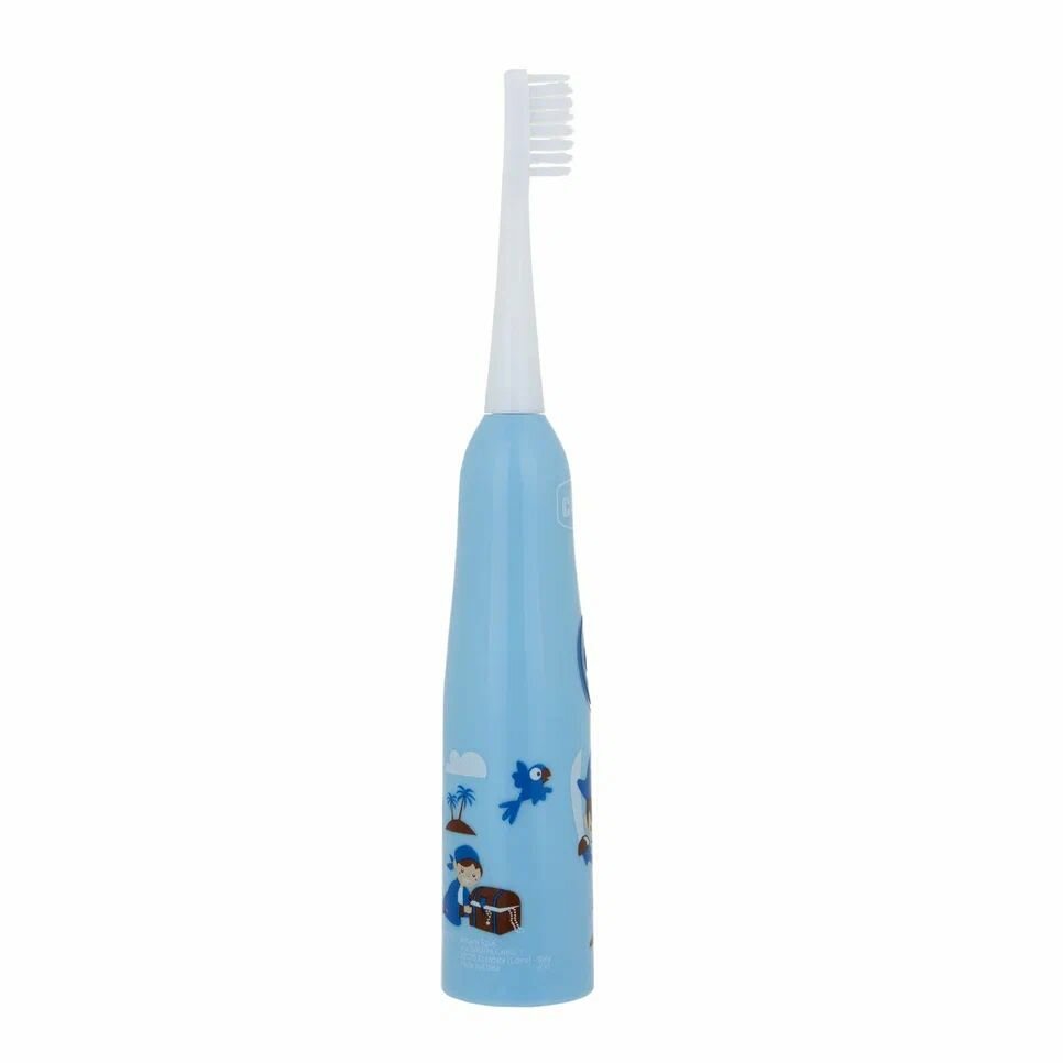 Chicco Зубная щетка электрическая детская синяя, от 3 лет - фото №7