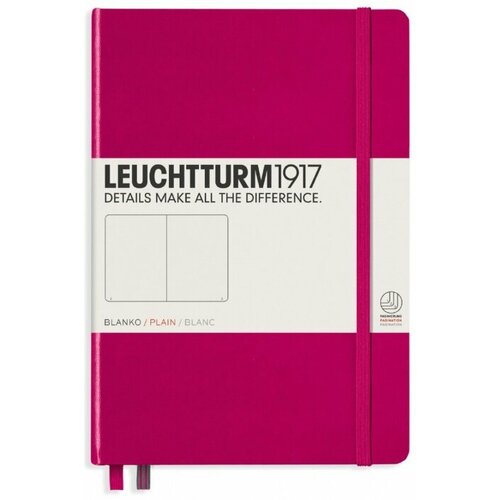 Leuchtturm 361577 Блокнот leuchtturm classic, a5, 80 г/м2, 251 стр, нелинованный, твердая обложка, пудровый