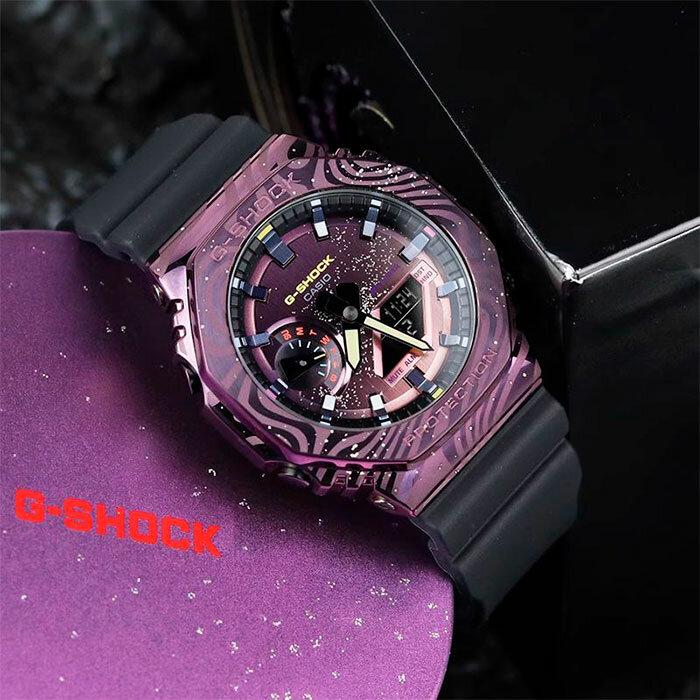 Наручные часы CASIO G-Shock, фиолетовый — фото 1