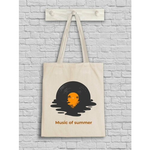 Сумка шоппер Printech, бежевый