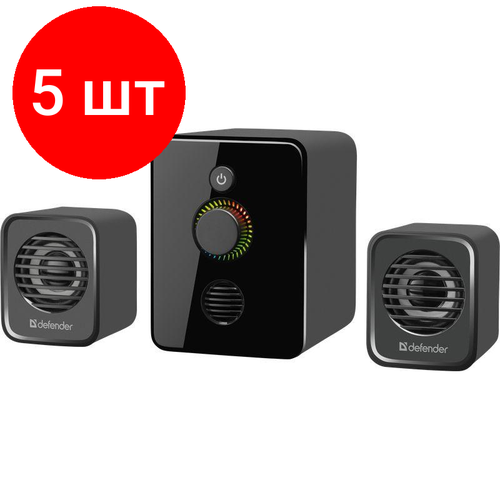 Комплект 5 штук, Акустическая система 2.1 Defender V12 11 Вт, питание от USB