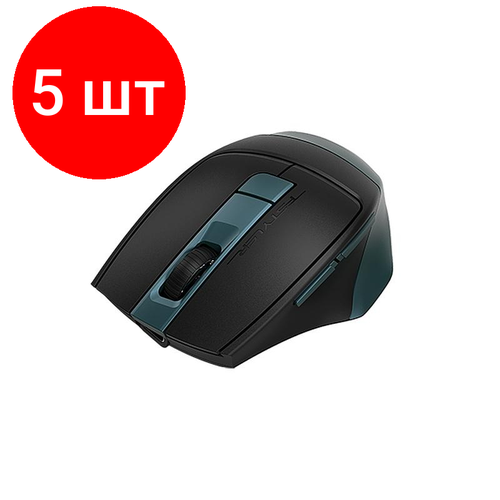 Комплект 5 штук Мышь компьютерная A4Tech Fstyler FB35C зелчерн оптич2400dpi WLS6but 1147700₽