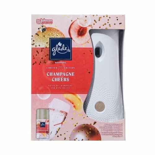 Освежитель воздуха Glade Automatic LTO CHAMPAGN CHEERS основной блок 269 мл 1313₽