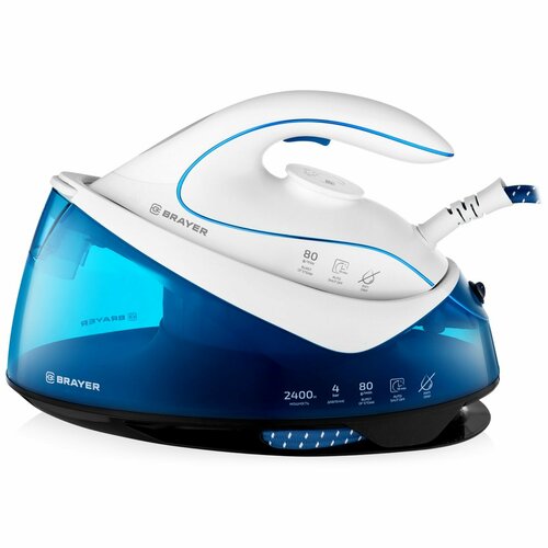 Парогенертор 4150BR 2400 Вт керамическая подошва 80 гмин 1500 мл голубой 1828700₽