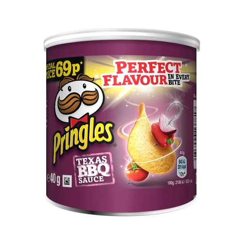 Чипсы Pringles BBQ Texas / Принглс Техас Барбекю 40гр. (Европа)