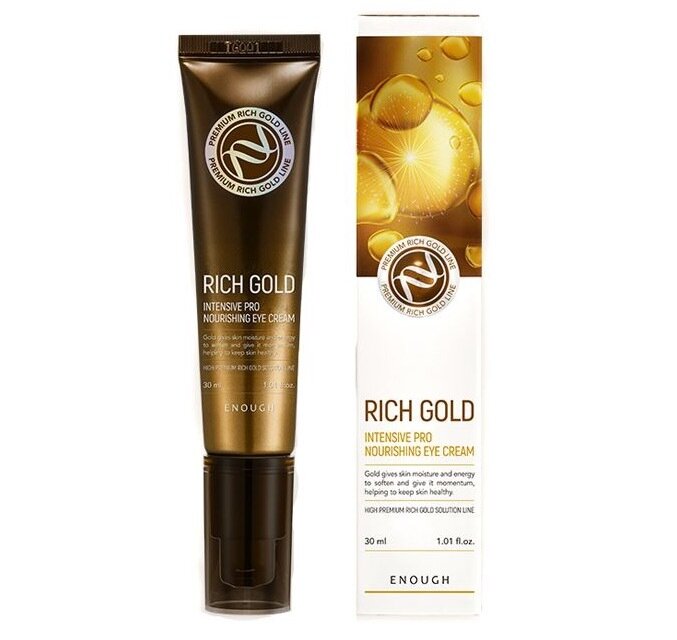 Enough Питательный крем для век с золотом Rich Gold Intensive Pro Nourishing Eye Cream, 30мл