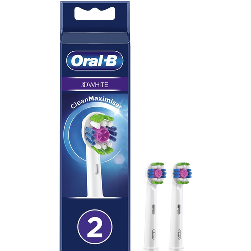 Насадки для электрической зубной щетки Oral-B 3D White EB18 2шт зарядное устройство для электрической зубной щетки oral b io7 io8 io9 type 3768