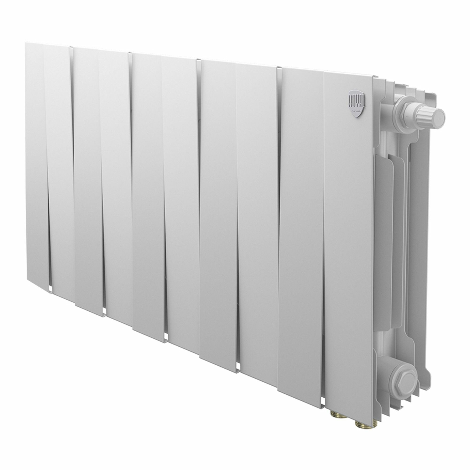 Радиатор биметаллический Royal Thermo PianoForte 300 Bianco Traffico VDR80 - 10 секц.
