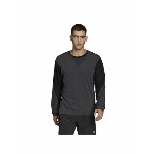 Лонгслив adidas, размер S [producenta.mirakl], черный кроп топ adidas adidas crop ls tee tops hg5713 размер e38 бежевый белый