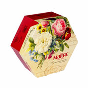 Набор чая Ассорти подарочный в пакетиках MAITRE de The Цветы 120г, 60 пак Мэтр