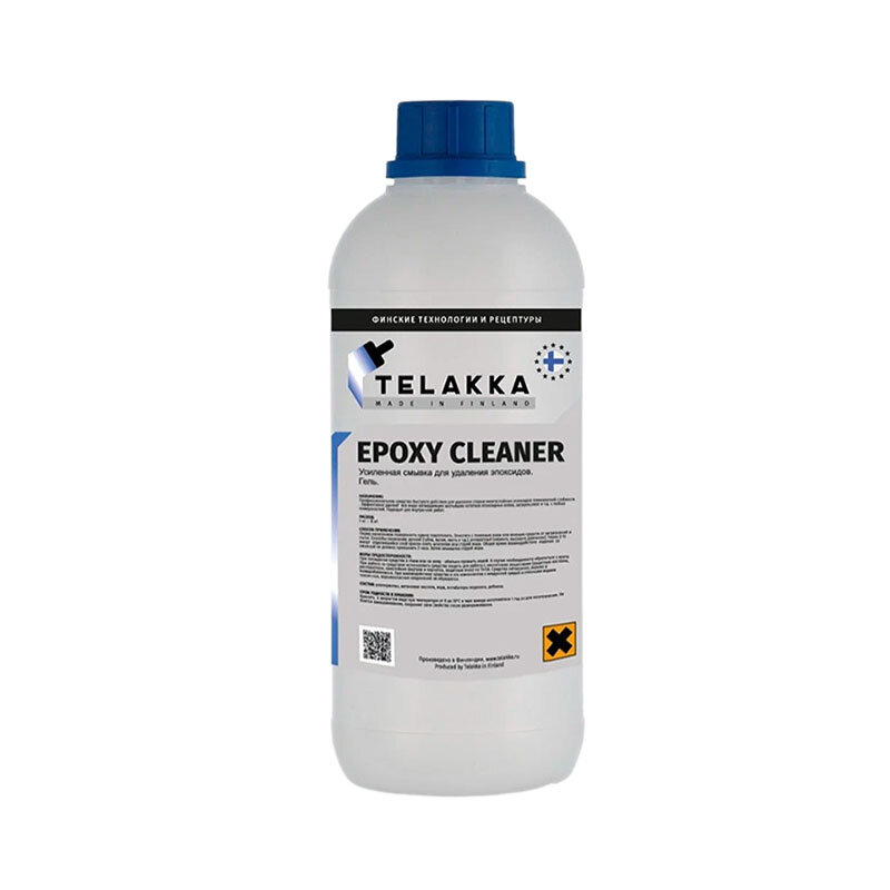 Смывка для эпоксидной затирки с плитки, из швов усиленная TELAKKA EPOXY CLEANER 1кг