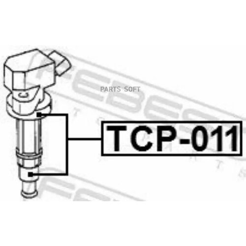 TCP011 FEBEST Наконечник катушки зажигания TOYOTA RAV4 2005-2012 TCP-011