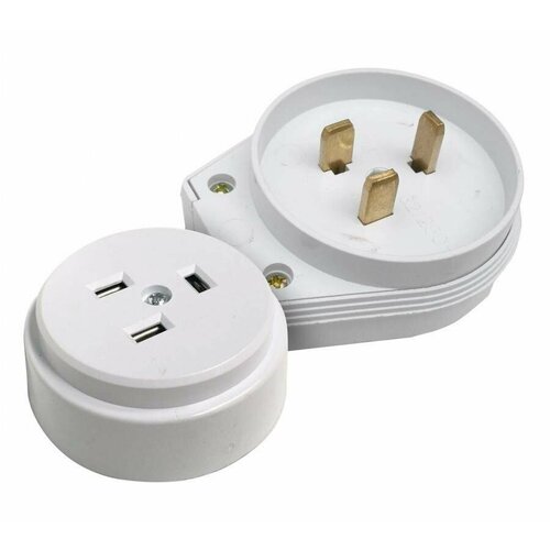 ASDInHome Разъем печной РШВШ 32А 250В пластиковый накладной белый 9123 0205 арт 640346 735₽