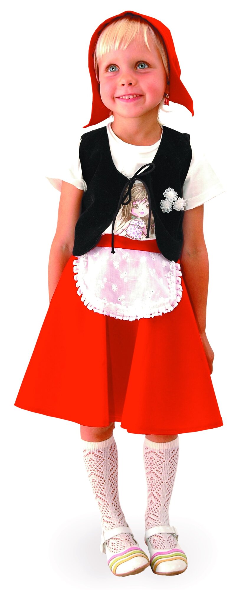 Карнавальные костюмы для детей "Красная Шапочка", размер 36, рост 146 см