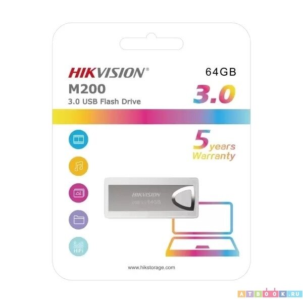 Hikvision M200 HS-USB-M200/64G/U3 Флешка USB Flash