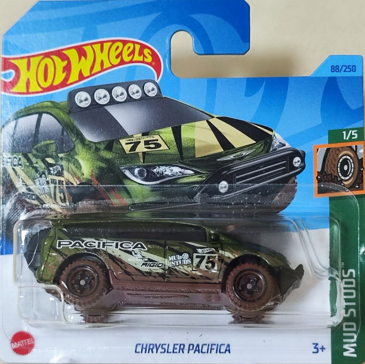 Hot Wheels Машинка базовой коллекции CHRYSLER PACIFICA хаки 5785/HKK35