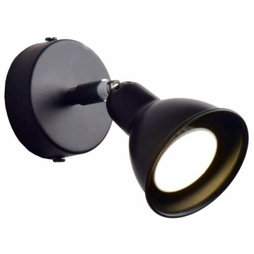 Спот россвет велес 1х40вт gu10 металл черный 4038₽