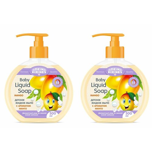 Mein Kleines Жидкое мыло с ароматом манго детское 300 мл 2 шт 738₽