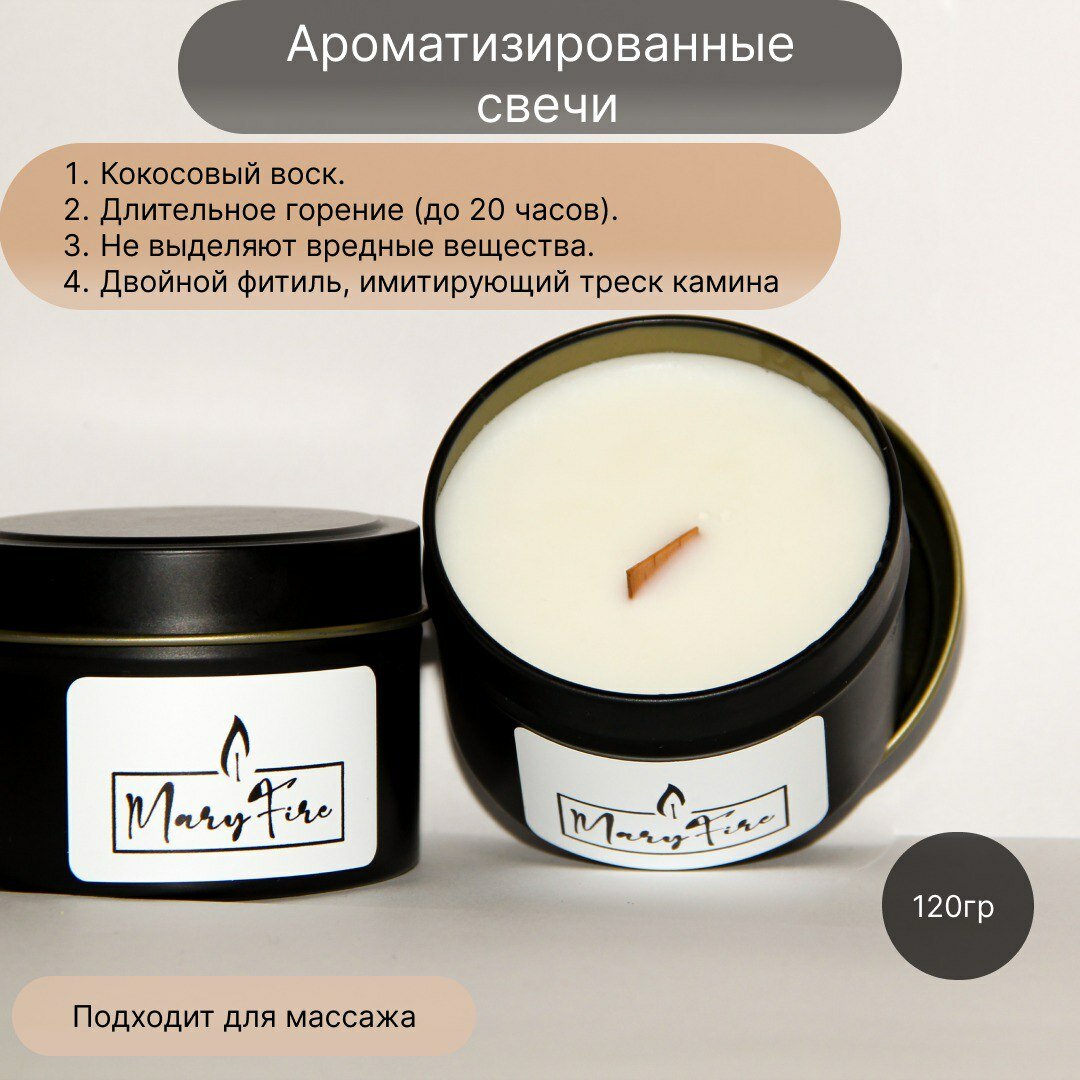 фото Ароматизированная массажная свеча
