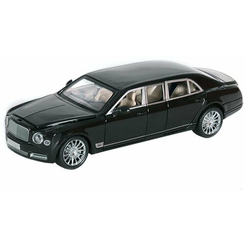 Модель машины Bentley Mulsanne Grand Limousine 1:24 свет, звук, Инерционный модель машины 1 90 троллейбус 18 5см 19890 свет звук инерция