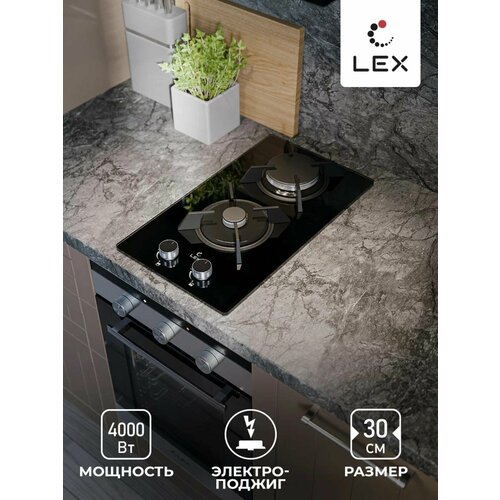 Газовая варочная панель LEX GVG 323A BBL 8990₽