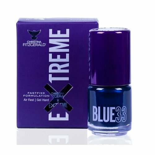 Лак для ногтей - BLUE 33 15 мл Christina Fitzgerald Extreme Blue 33 15 мл лак для ногтей christina fitzgerald extreme blue 15 мл