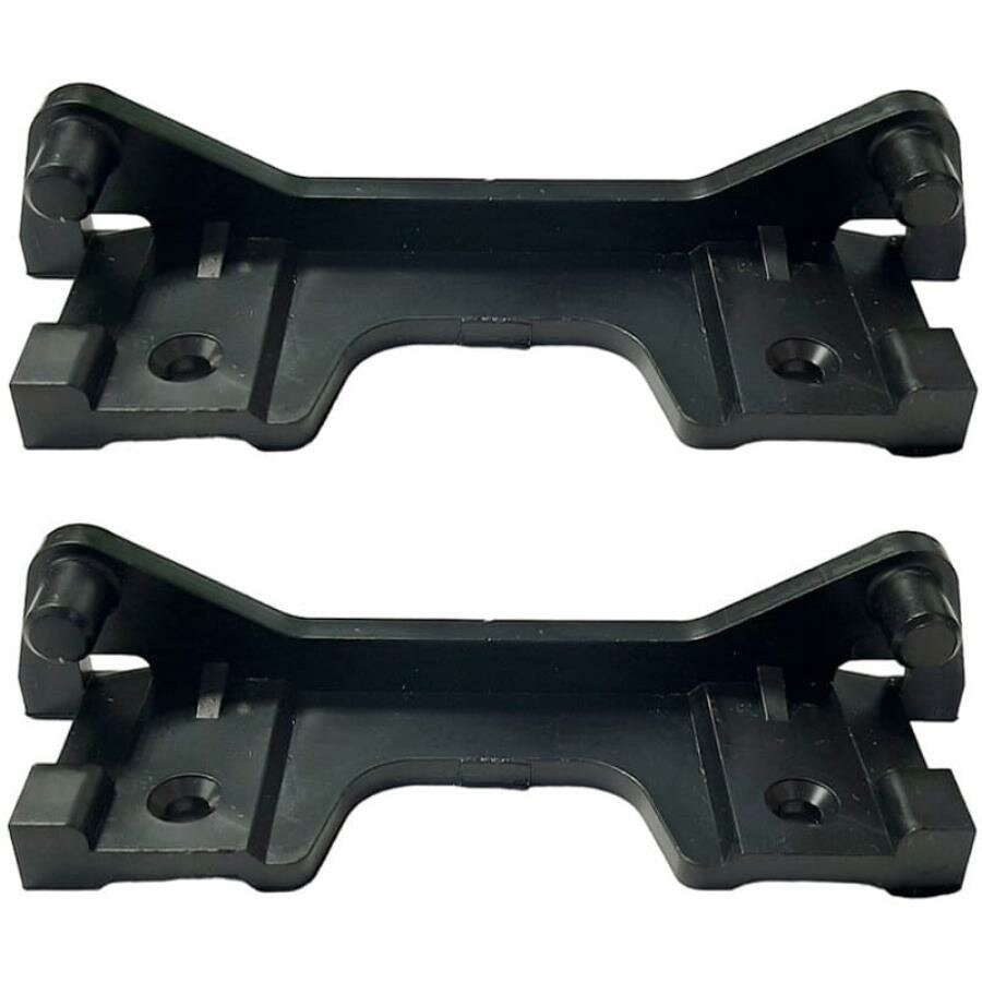 фото Gefest 300.00.0.051-01 набор кронштейнов (черный) 2шт выдвижного ящика сушки посуды для плиты Гефест