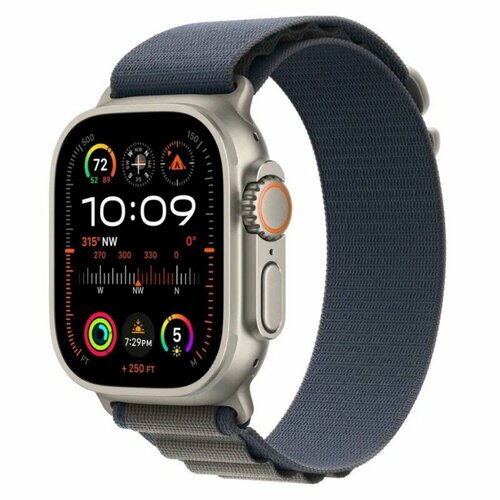 Смарт-часы Apple Watch Ultra 2 GPS Cellular 49mm Blue Alpine Loop 10961000₽