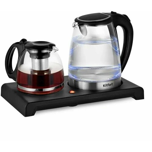 Чайный набор KitFort КТ-6180 1500Вт черный 467000₽