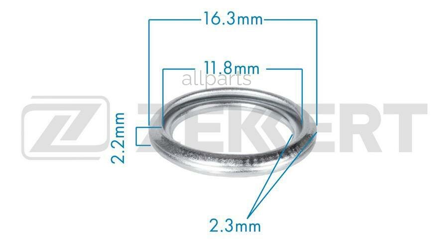 ZEKKERT BE-3572 Шайба Toyota (миним. кол-во заказа 10 шт)