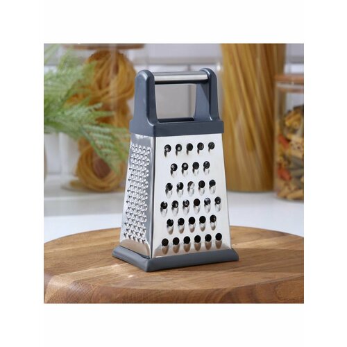 Тёрка четырёхгранная Доляна Энергия прорезиненное дно 645₽