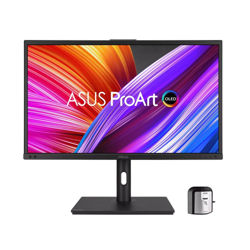 Монитор ASUS 27 ProArt PA27DCE-K черный IPS LED монитор asus 23 8 rog strix xg249cm черный ips led 16 9 hdmi матовая has piv 350cd 178гр 178гр 1920x1080 270hz dp fhd usb 6 6кг