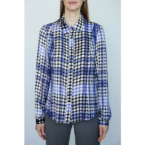 Блуза Galar, размер 170-96-104, фиолетовый блуза wisell нежное настроение