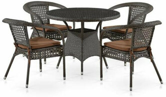 Комплект мебели Afina T220CT/Y32-W53 Brown 4Pcs (4+1)