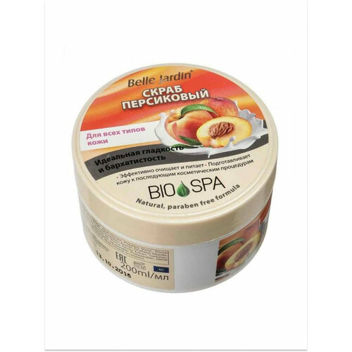 Скраб для лица Belle Jardin Bio-Spa Персиковый в банке 200 мл 437₽